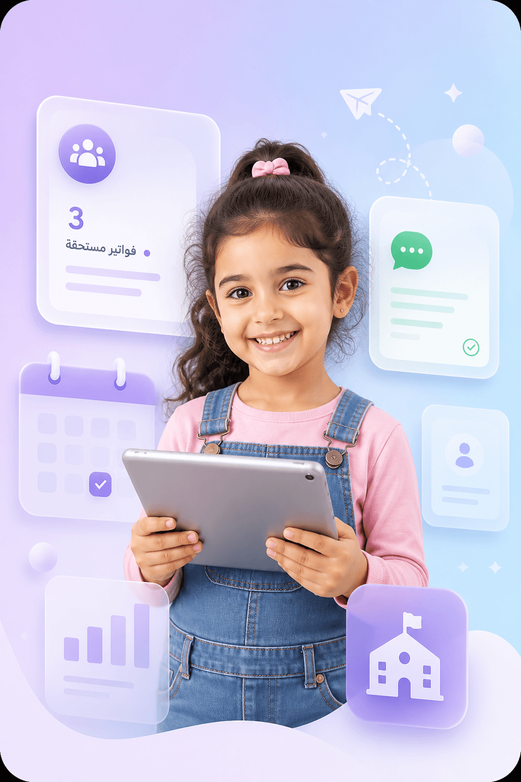 Larvera kindergarten management platform hero
